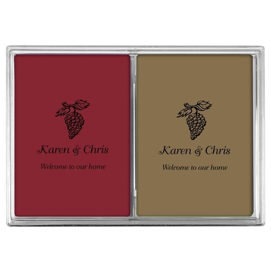 Vineyard Grapes Double Deck Playing Cards